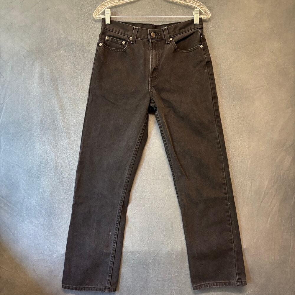 George Black Straight Leg Jeans 29x30 Minimalist Y2K Denim Rockabilly Western